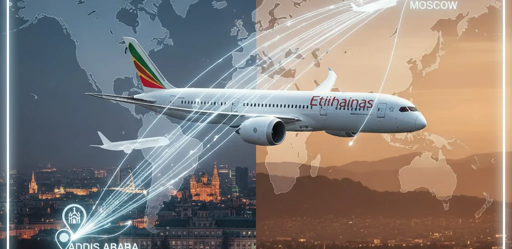 Ethiopian Airlines увеличит число рейсов между Москвой и Аддис-Абебойм