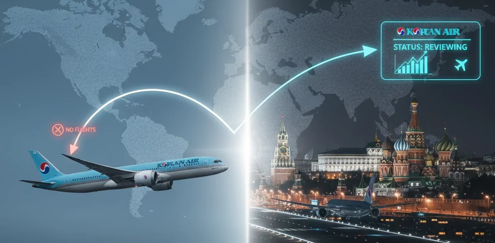 Korean Air рассматривает возвращение рейсов в Россию