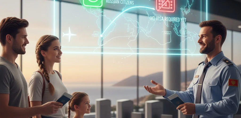 Черногория не спешит вводить визы для россиян