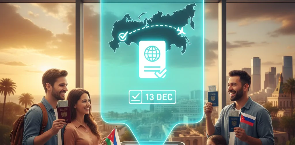 Россия и Иордания переходят на безвизовый режим с 13 декабря