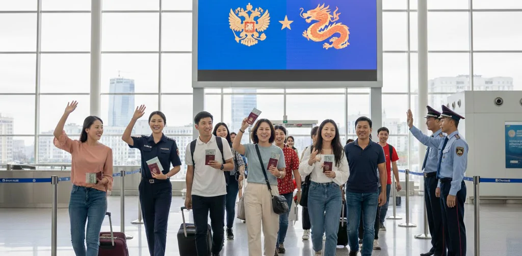 Россия открывает безвизовый въезд для граждан Китая