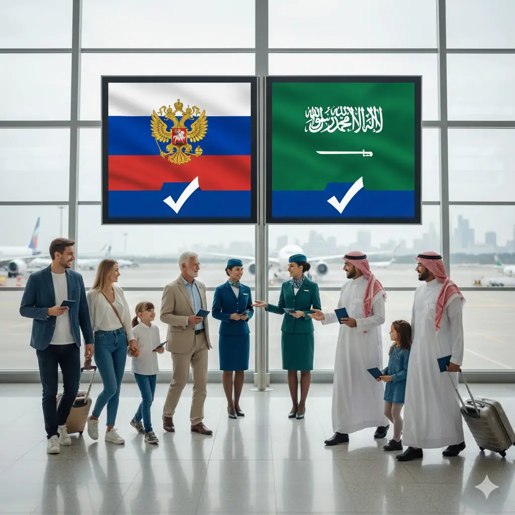 Россия и Саудовская Аравия вводят безвизовый режим
