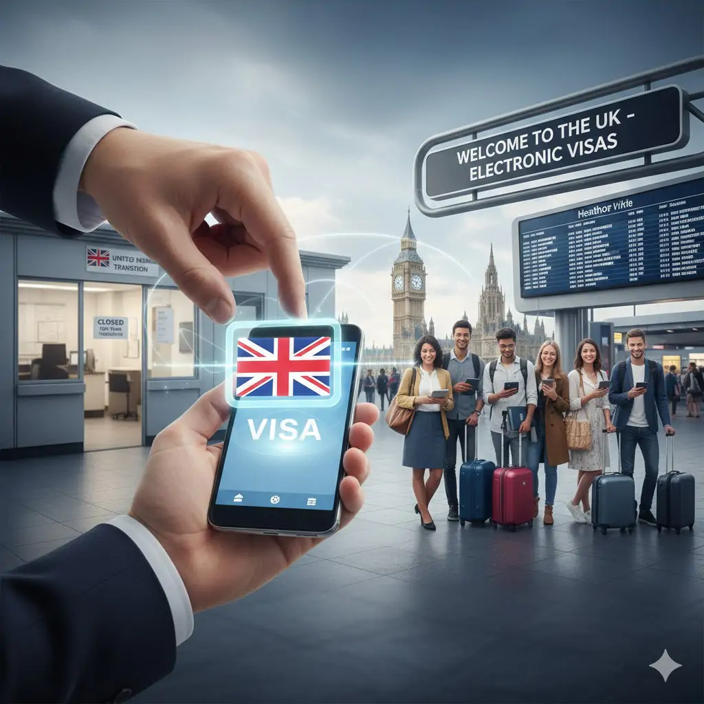 Великобритания полностью перешла на электронные визы для россиян