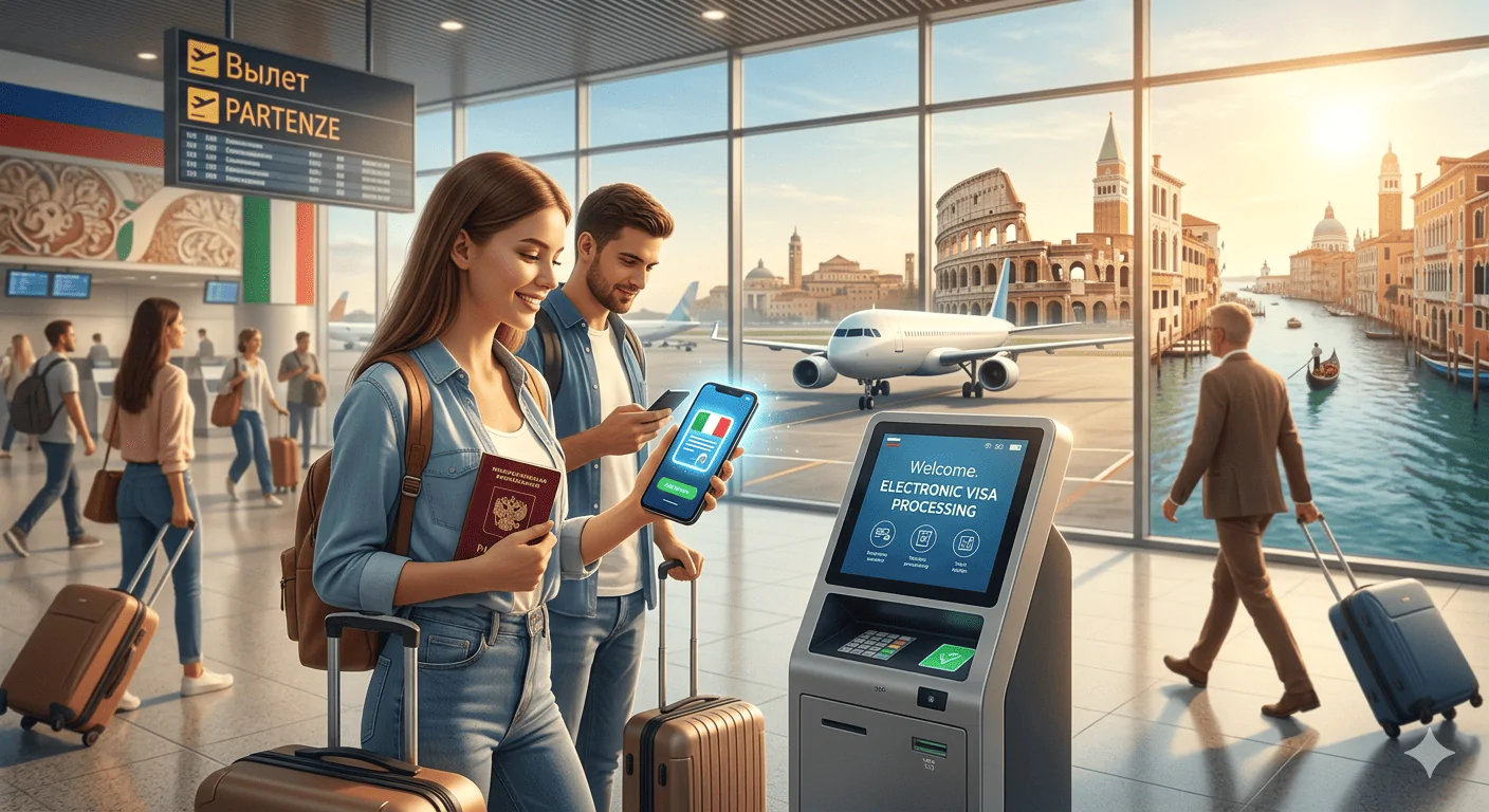 Италия готовит электронные визы для россиян уже к лету