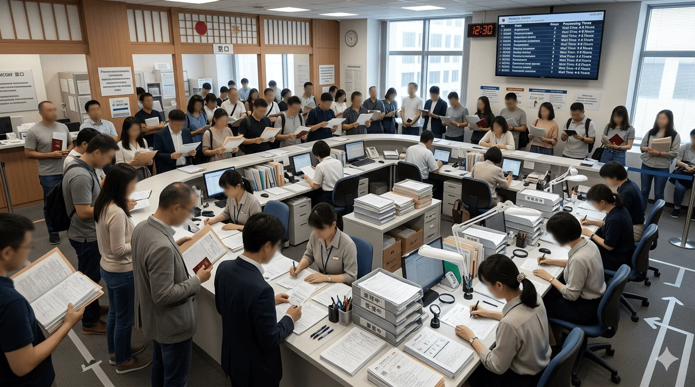 Японский визовый центр начал придираться к мелочам и затягивать сроки