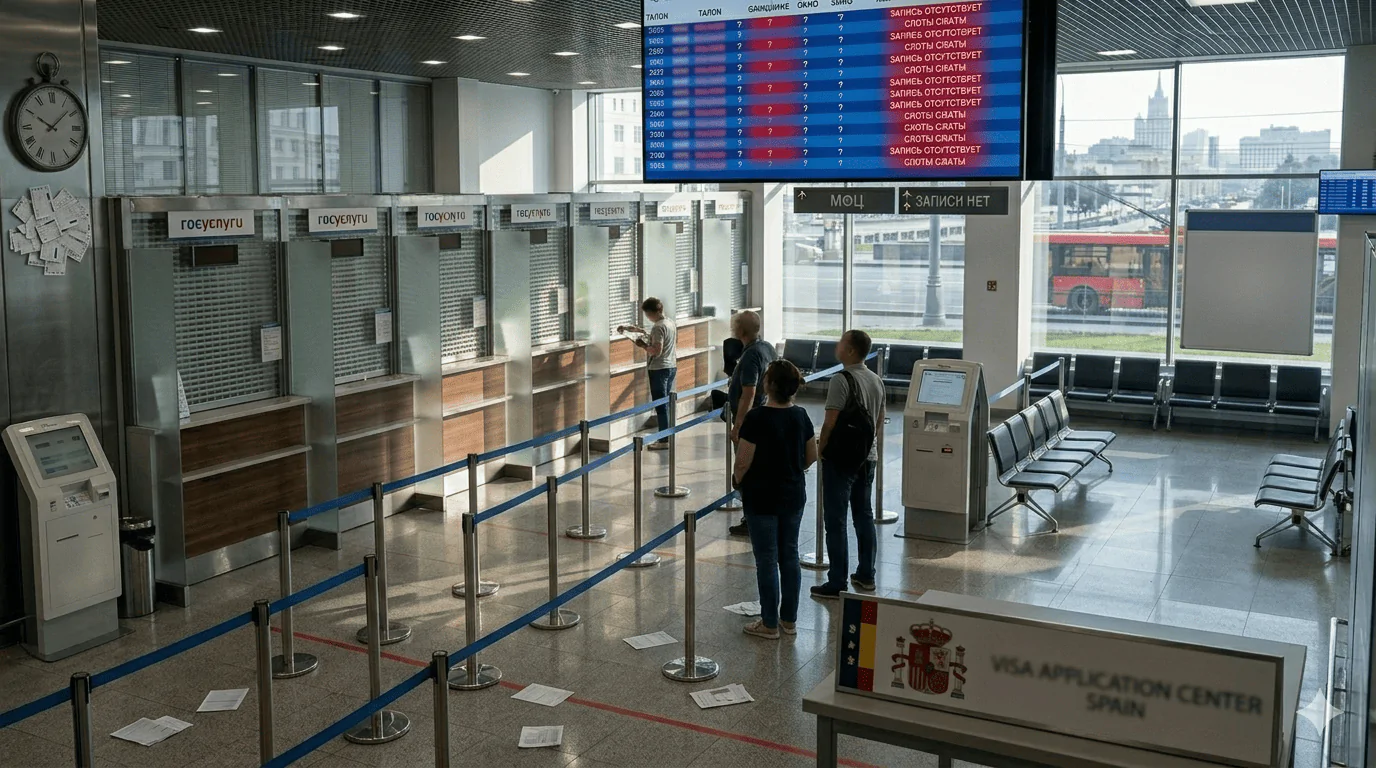 Попасть на испанскую визу стало сложнее слоты ужались на треть