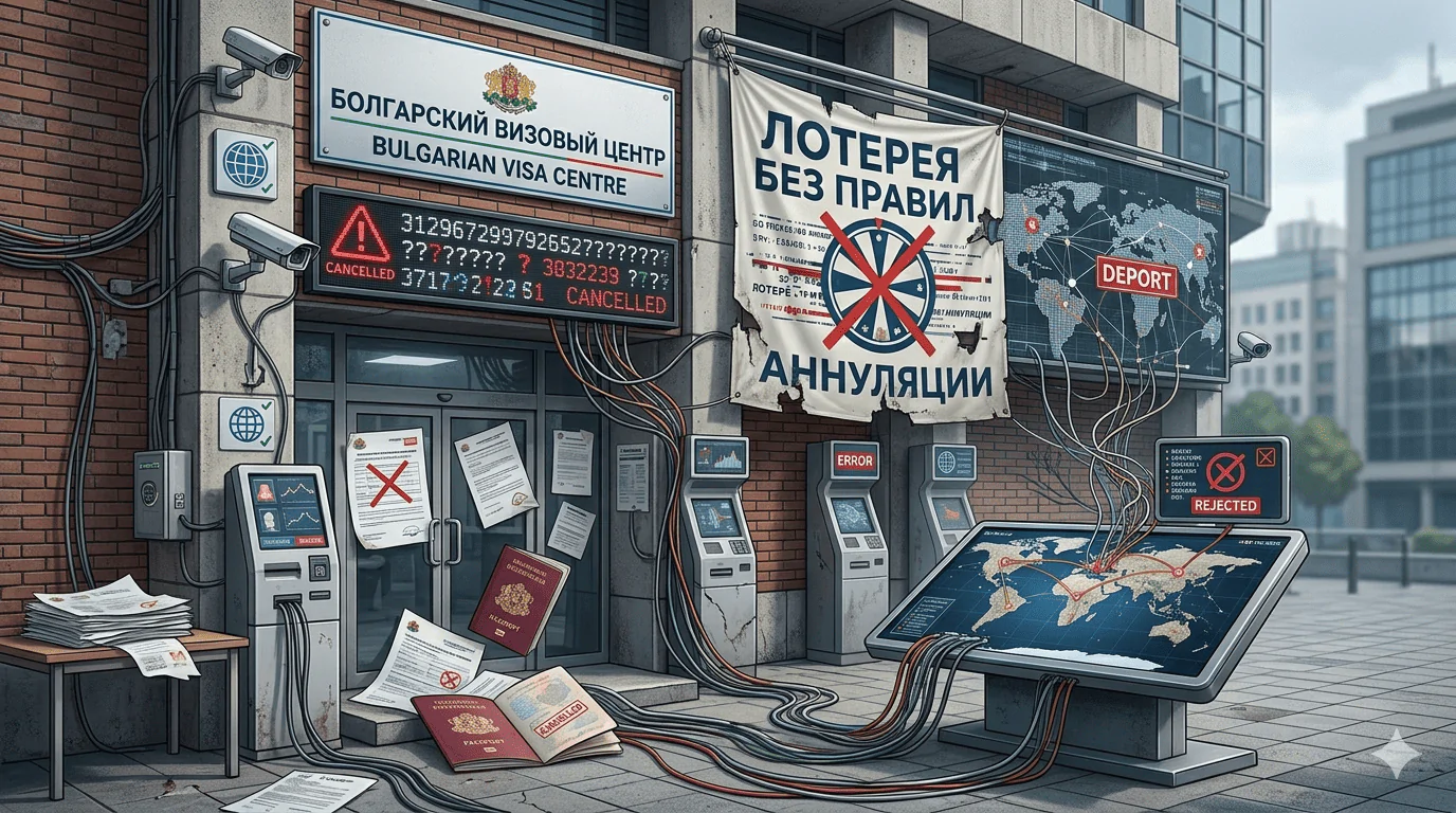 Болгарский визовый центр превратился в лотерею с аннуляциями без правил