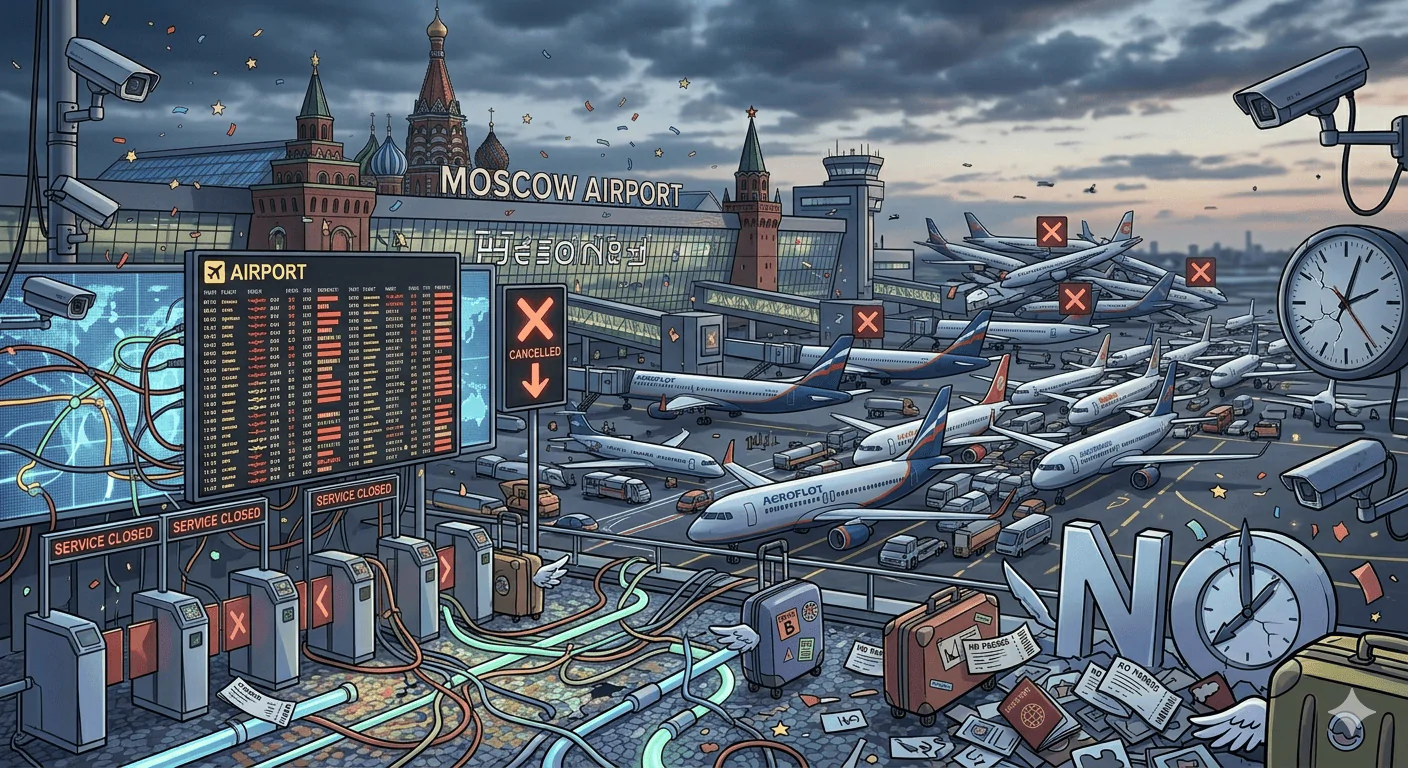 Московские аэропорты захлебнулись ограничениями, рейсы переносят и отменяют