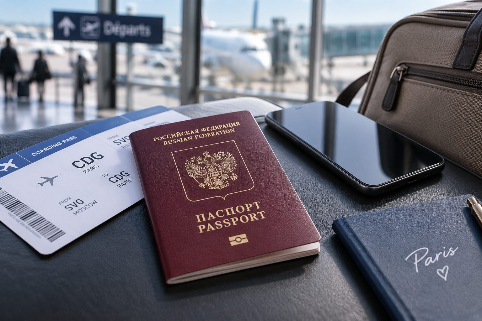 Биометрический паспорт для визы во Францию