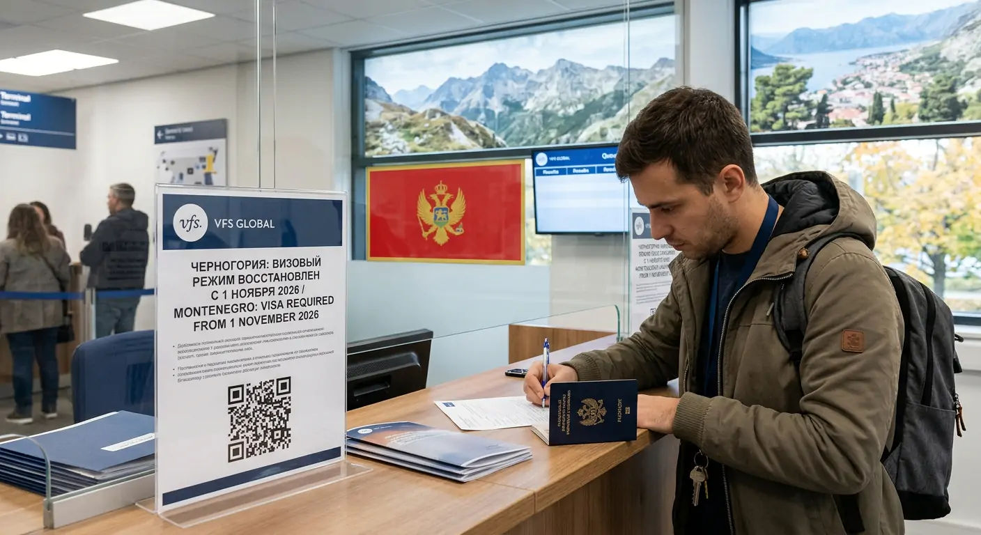 Черногория с 1 ноября возвращает визы для россиян