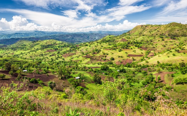 Пейзаж на юге Эфиопии